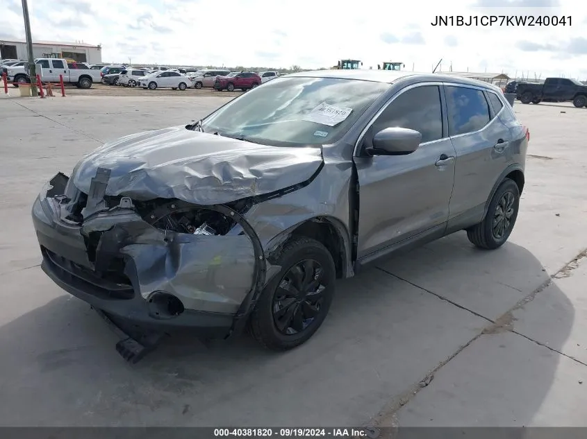 2019 Nissan Rogue Sport S VIN: JN1BJ1CP7KW240041 Lot: 40381820