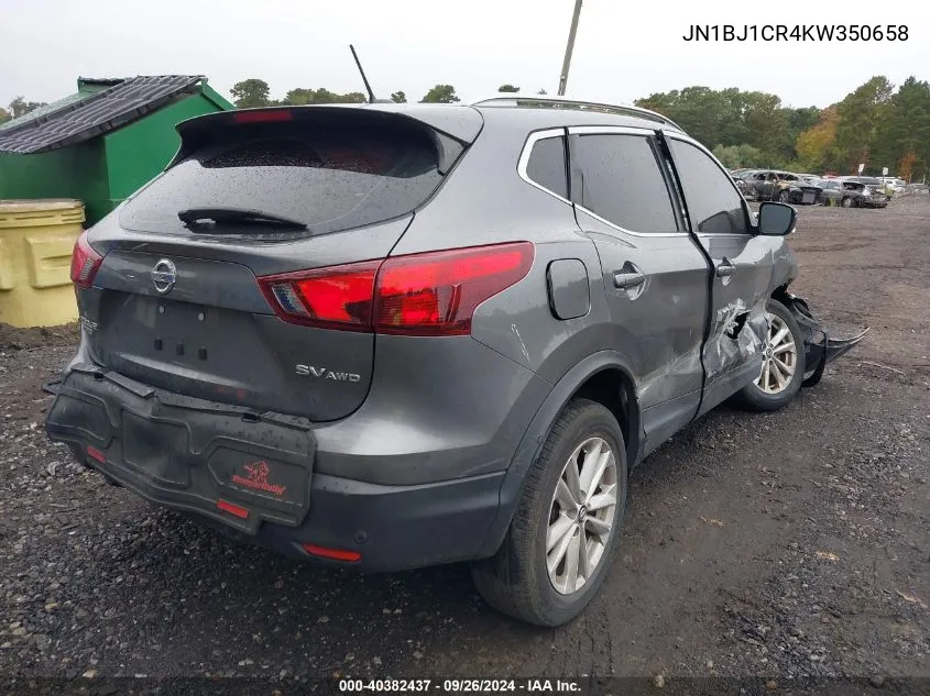 2019 Nissan Rogue Sport Sv VIN: JN1BJ1CR4KW350658 Lot: 40382437