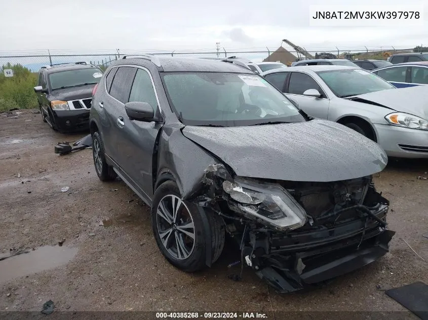 JN8AT2MV3KW397978 2019 Nissan Rogue S/Sv