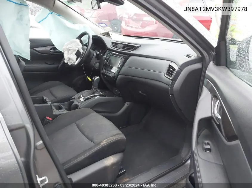 JN8AT2MV3KW397978 2019 Nissan Rogue S/Sv