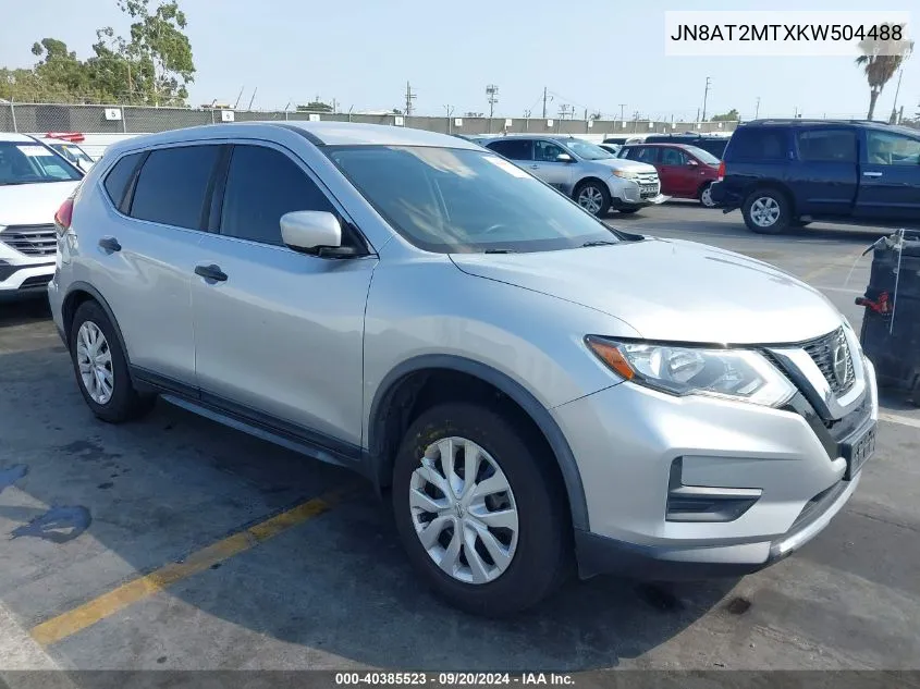 JN8AT2MTXKW504488 2019 Nissan Rogue S