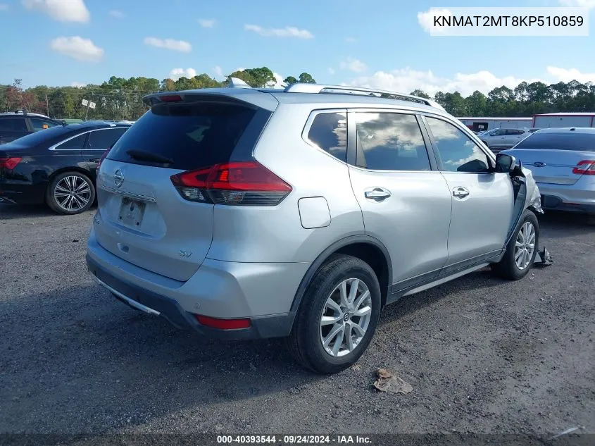 2019 Nissan Rogue Sv VIN: KNMAT2MT8KP510859 Lot: 40393544