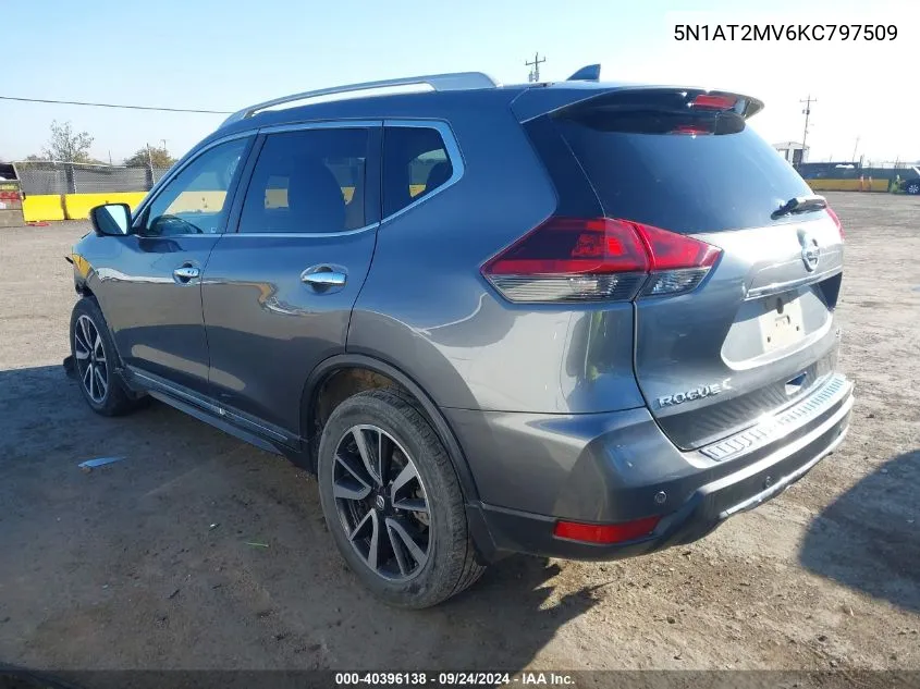 5N1AT2MV6KC797509 2019 Nissan Rogue S/Sl/Sv