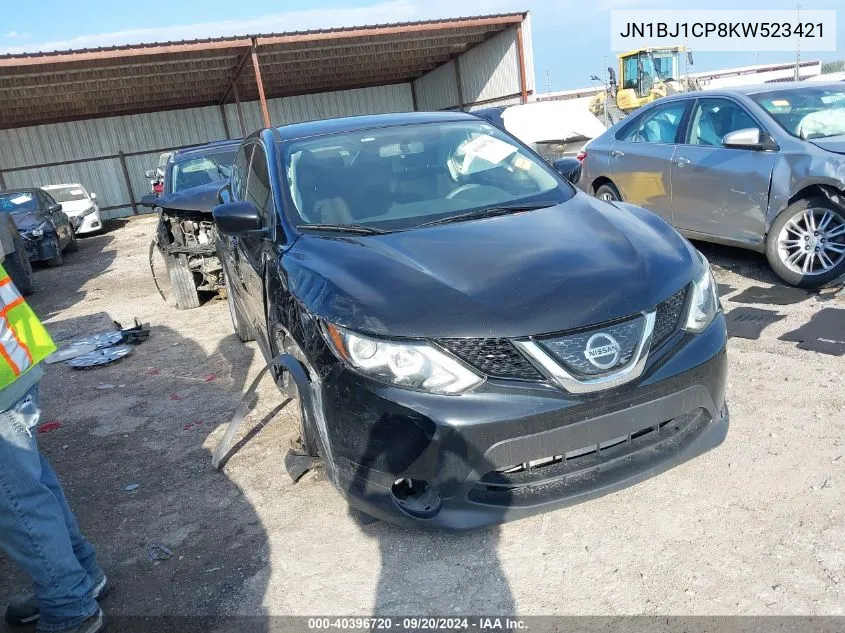 JN1BJ1CP8KW523421 2019 Nissan Rogue Sport S