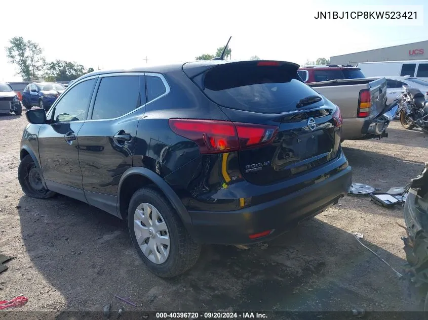 JN1BJ1CP8KW523421 2019 Nissan Rogue Sport S