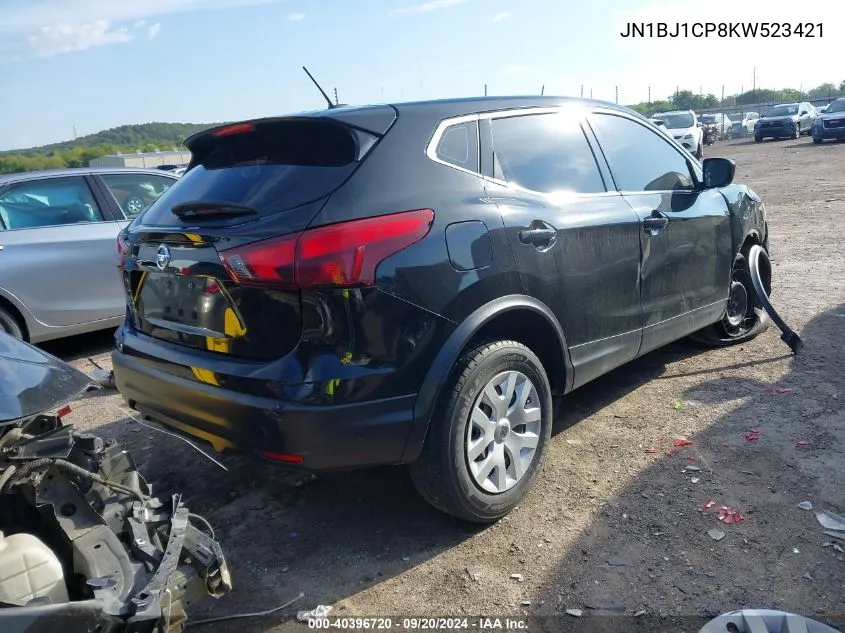 JN1BJ1CP8KW523421 2019 Nissan Rogue Sport S