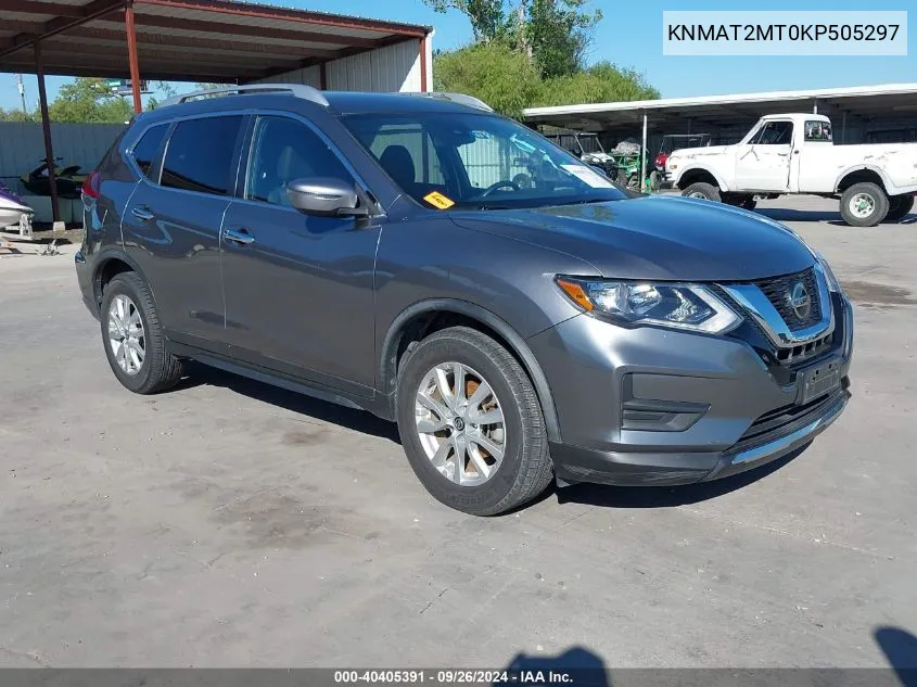 2019 Nissan Rogue Sv VIN: KNMAT2MT0KP505297 Lot: 40405391