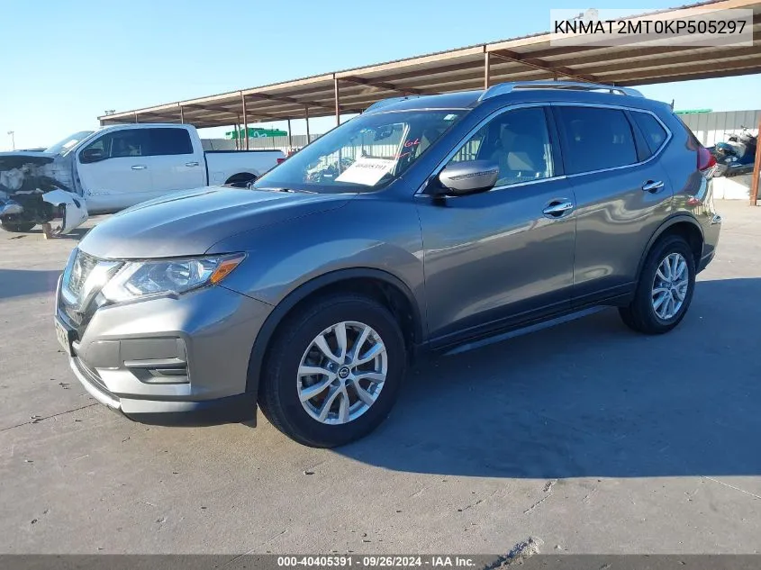 2019 Nissan Rogue Sv VIN: KNMAT2MT0KP505297 Lot: 40405391