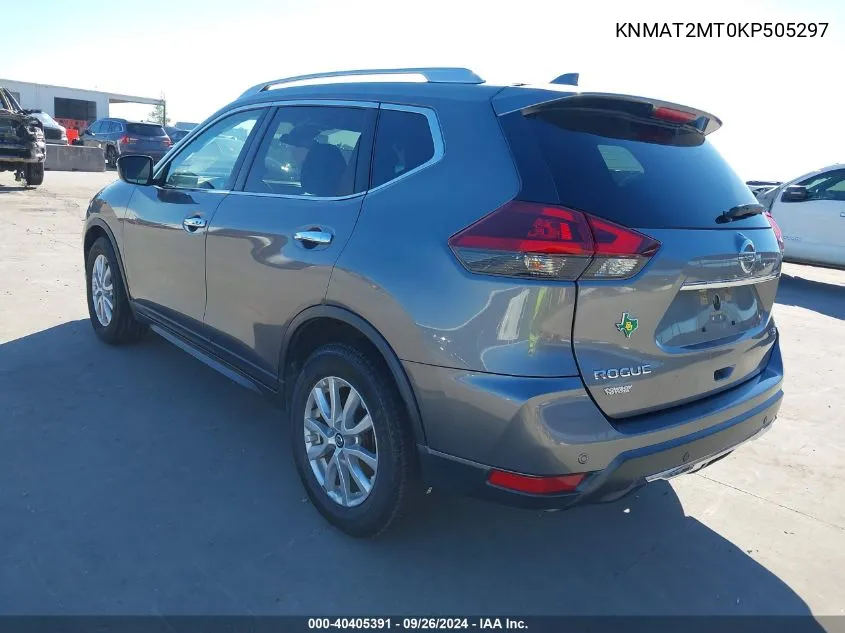 KNMAT2MT0KP505297 2019 Nissan Rogue Sv