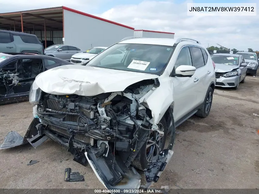 2019 Nissan Rogue S/Sv VIN: JN8AT2MV8KW397412 Lot: 40405500