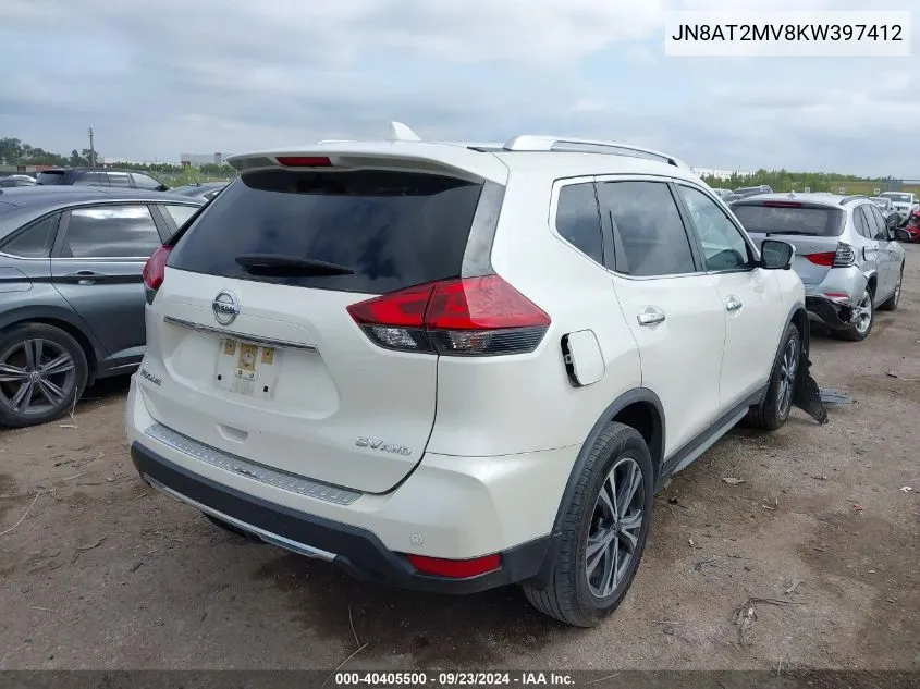 2019 Nissan Rogue S/Sv VIN: JN8AT2MV8KW397412 Lot: 40405500