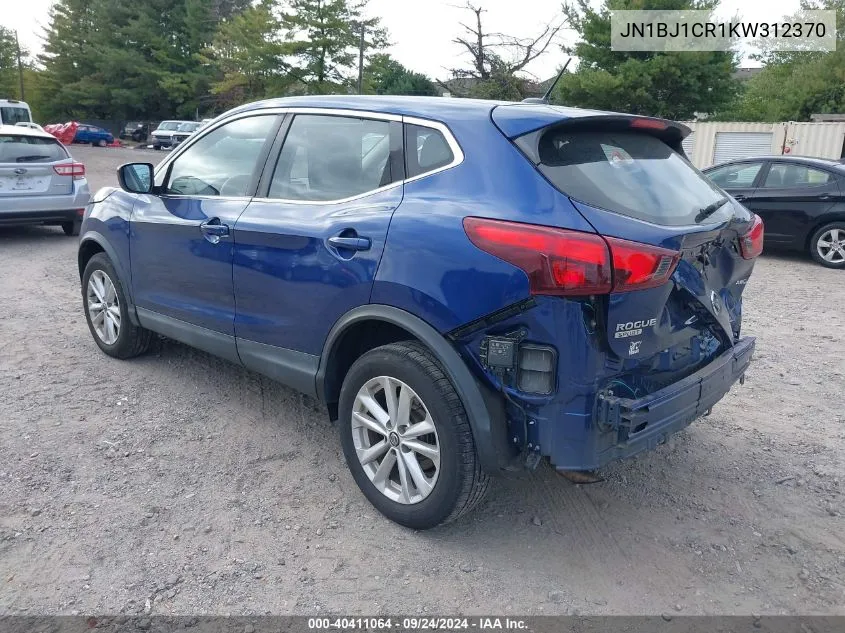 JN1BJ1CR1KW312370 2019 Nissan Rogue Sport S