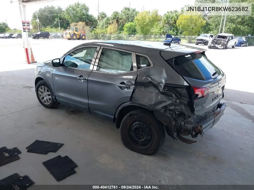 2019 Nissan Rogue Sport S/Sv/Sl VIN: JN1BJ1CR8KW623682 Lot: 40412761