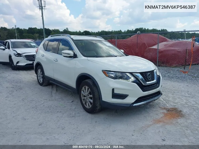 KNMAT2MV6KP546387 2019 Nissan Rogue Sv