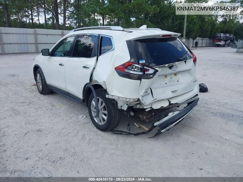 KNMAT2MV6KP546387 2019 Nissan Rogue Sv