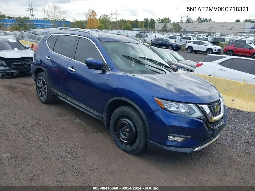 2019 Nissan Rogue S/Sl/Sv VIN: 5N1AT2MV0KC718321 Lot: 40416968