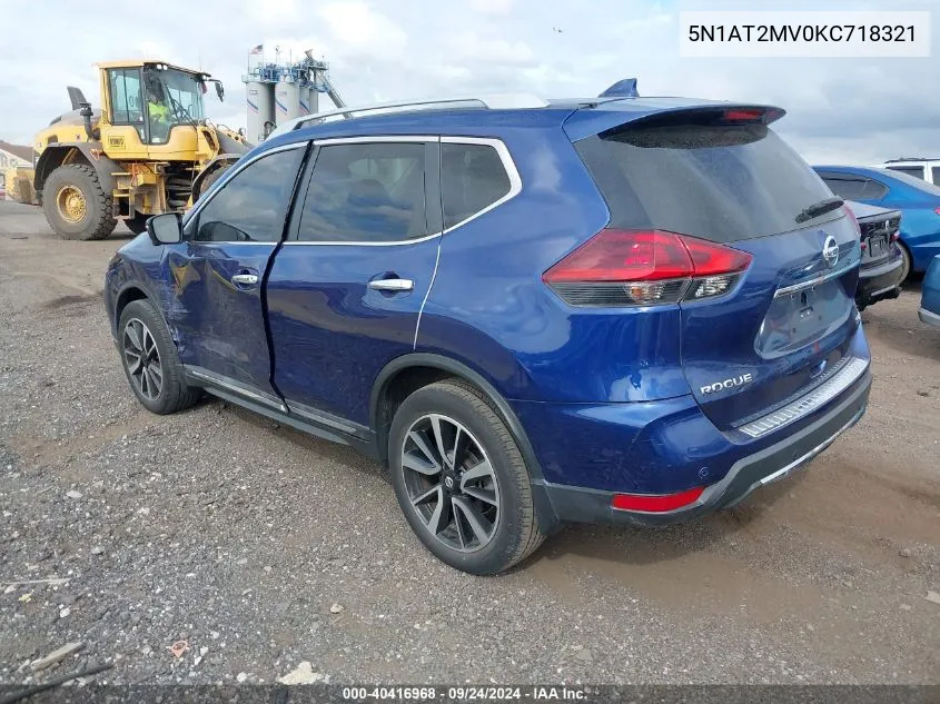 5N1AT2MV0KC718321 2019 Nissan Rogue S/Sl/Sv