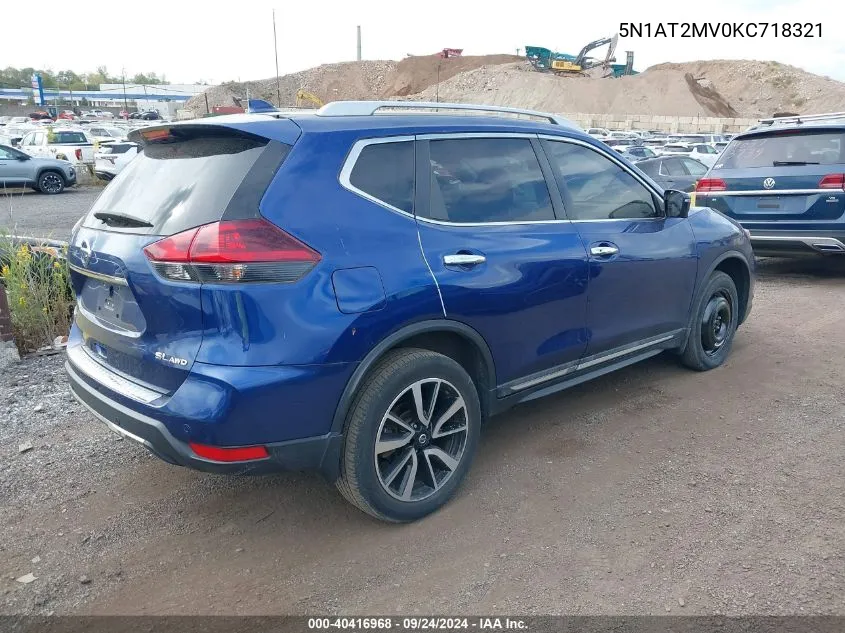 2019 Nissan Rogue S/Sl/Sv VIN: 5N1AT2MV0KC718321 Lot: 40416968