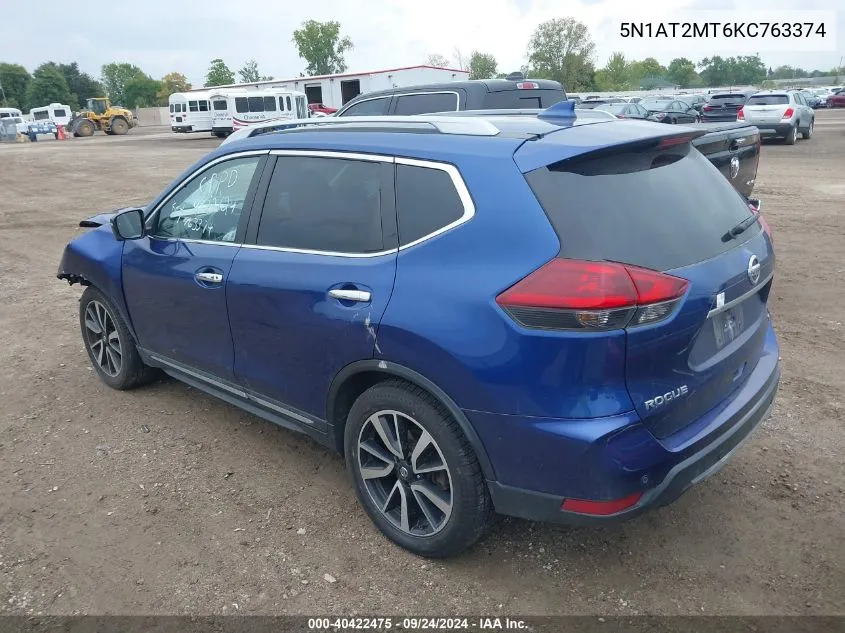 5N1AT2MT6KC763374 2019 Nissan Rogue Sl