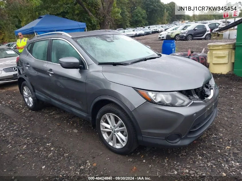 2019 Nissan Rogue Sport S/Sv/Sl VIN: JN1BJ1CR7KW345454 Lot: 40424840