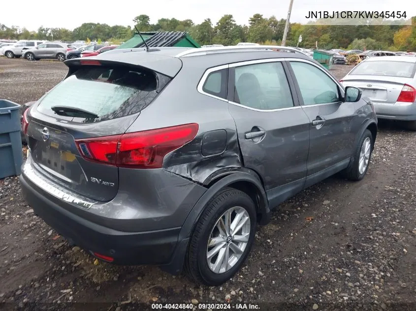 JN1BJ1CR7KW345454 2019 Nissan Rogue Sport S/Sv/Sl