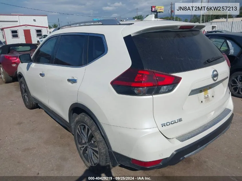 JN8AT2MT6KW257213 2019 Nissan Rogue Sv