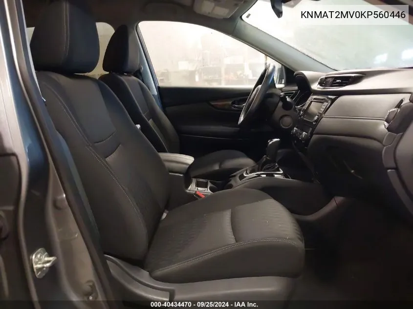 KNMAT2MV0KP560446 2019 Nissan Rogue Sv