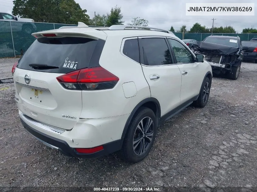 JN8AT2MV7KW386269 2019 Nissan Rogue S/Sv