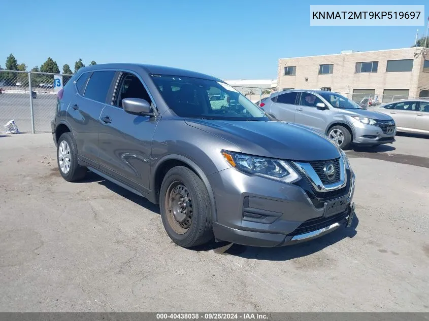 KNMAT2MT9KP519697 2019 Nissan Rogue S