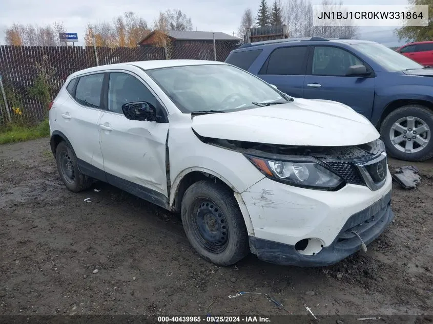 JN1BJ1CR0KW331864 2019 Nissan Rogue Sport S