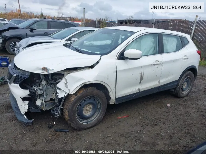 2019 Nissan Rogue Sport S VIN: JN1BJ1CR0KW331864 Lot: 40439965