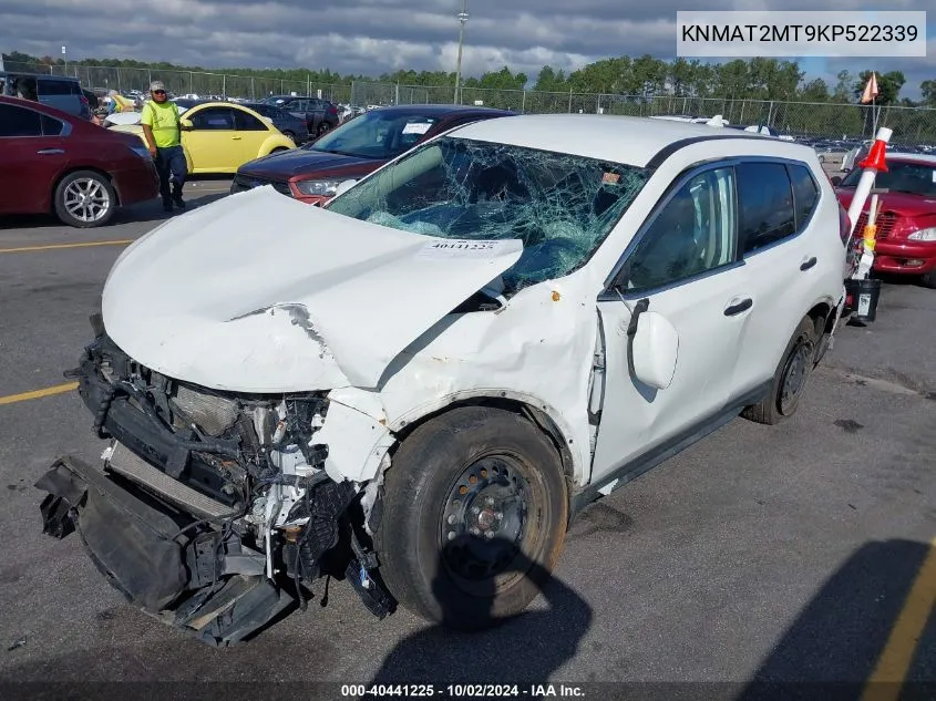 KNMAT2MT9KP522339 2019 Nissan Rogue S