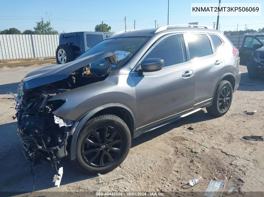 2019 Nissan Rogue S/Sv VIN: KNMAT2MT3KP506069 Lot: 40443338