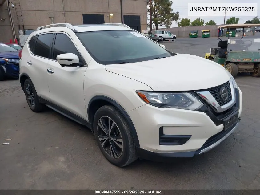 2019 Nissan Rogue S/Sv VIN: JN8AT2MT7KW255325 Lot: 40447599