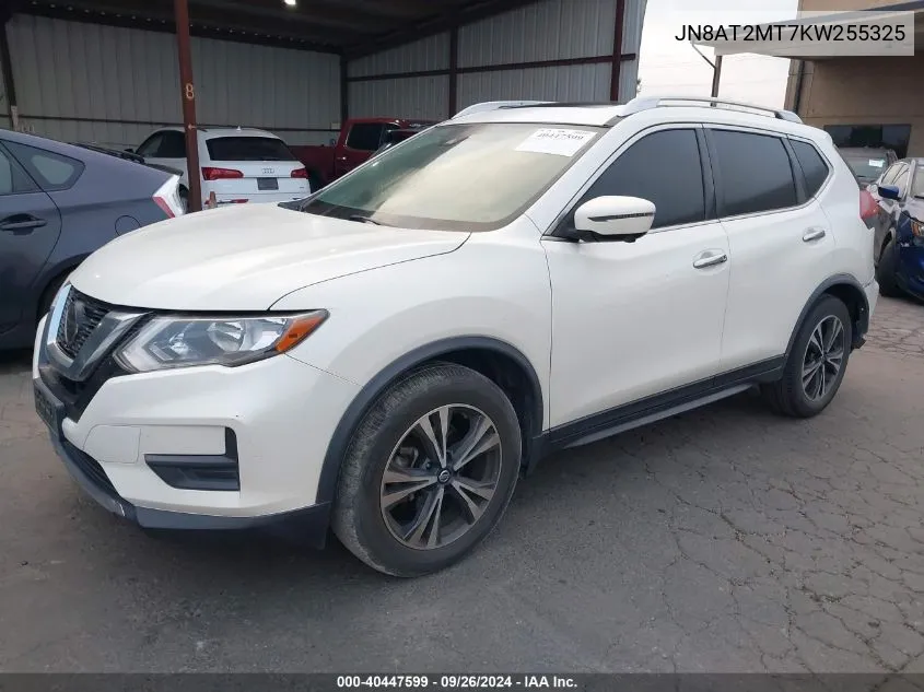 2019 Nissan Rogue S/Sv VIN: JN8AT2MT7KW255325 Lot: 40447599