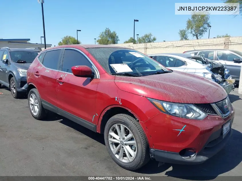 JN1BJ1CP2KW223387 2019 Nissan Rogue Sport S