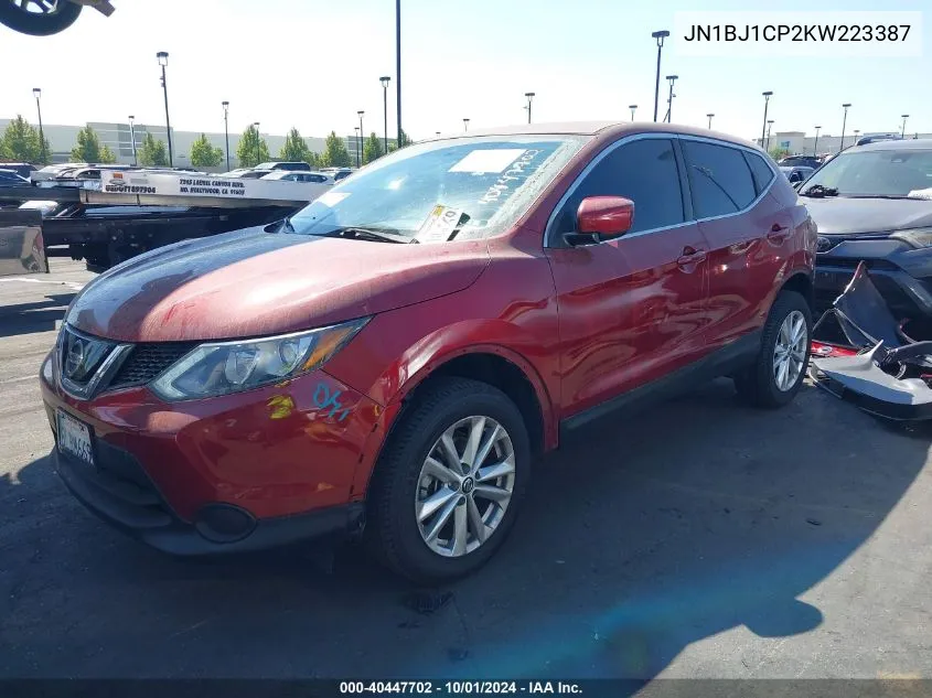 2019 Nissan Rogue Sport S VIN: JN1BJ1CP2KW223387 Lot: 40447702