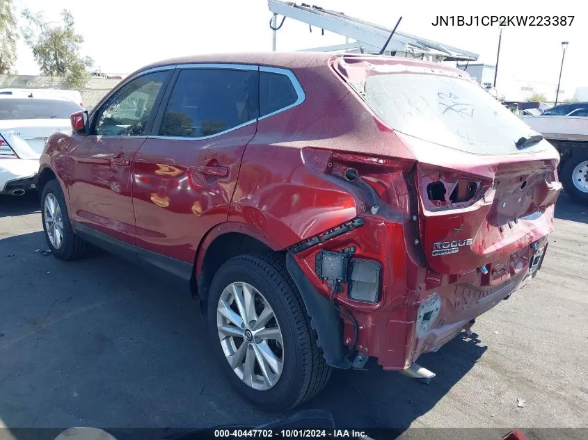 JN1BJ1CP2KW223387 2019 Nissan Rogue Sport S