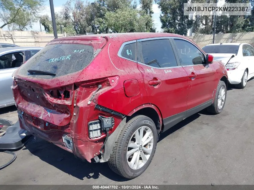 2019 Nissan Rogue Sport S VIN: JN1BJ1CP2KW223387 Lot: 40447702