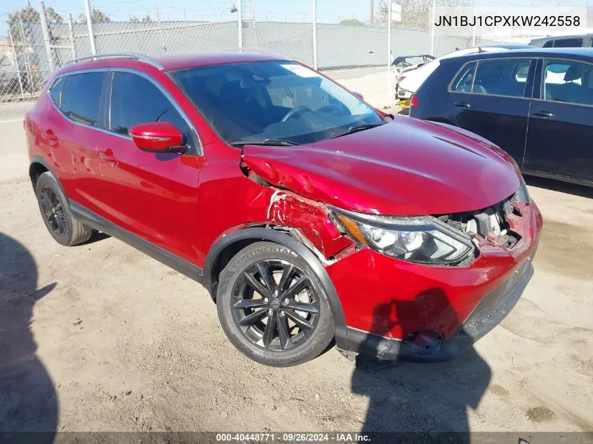 2019 Nissan Rogue Sport Sv VIN: JN1BJ1CPXKW242558 Lot: 40448771