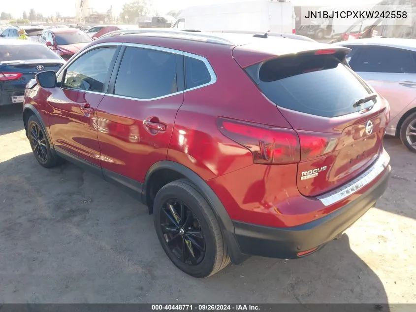 2019 Nissan Rogue Sport Sv VIN: JN1BJ1CPXKW242558 Lot: 40448771