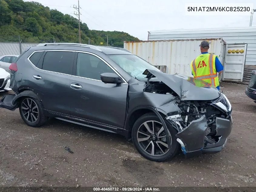 2019 Nissan Rogue Sl VIN: 5N1AT2MV6KC825230 Lot: 40450732