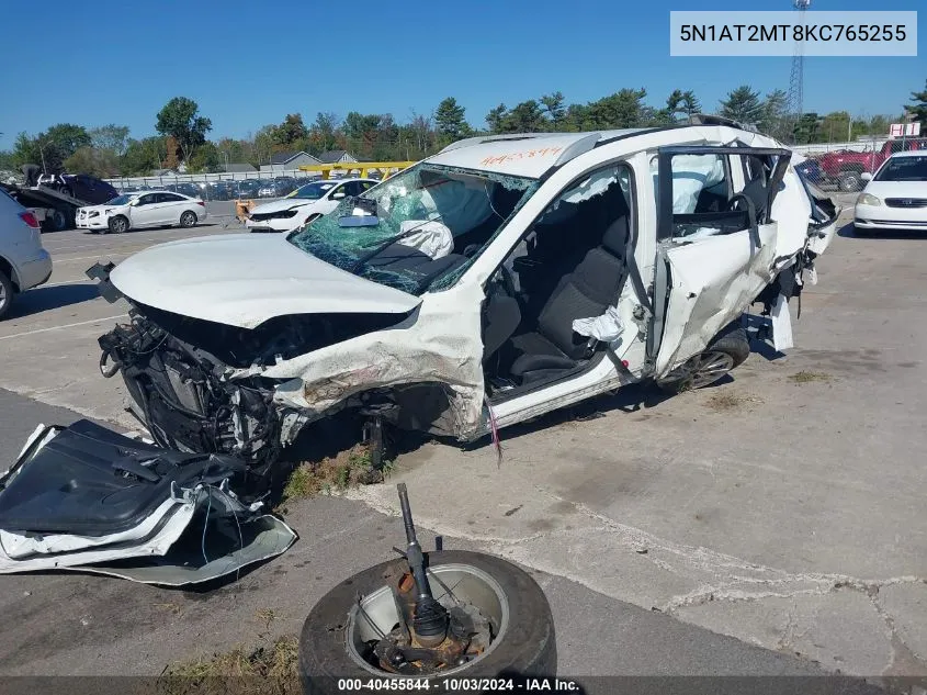 2019 Nissan Rogue S VIN: 5N1AT2MT8KC765255 Lot: 40455844