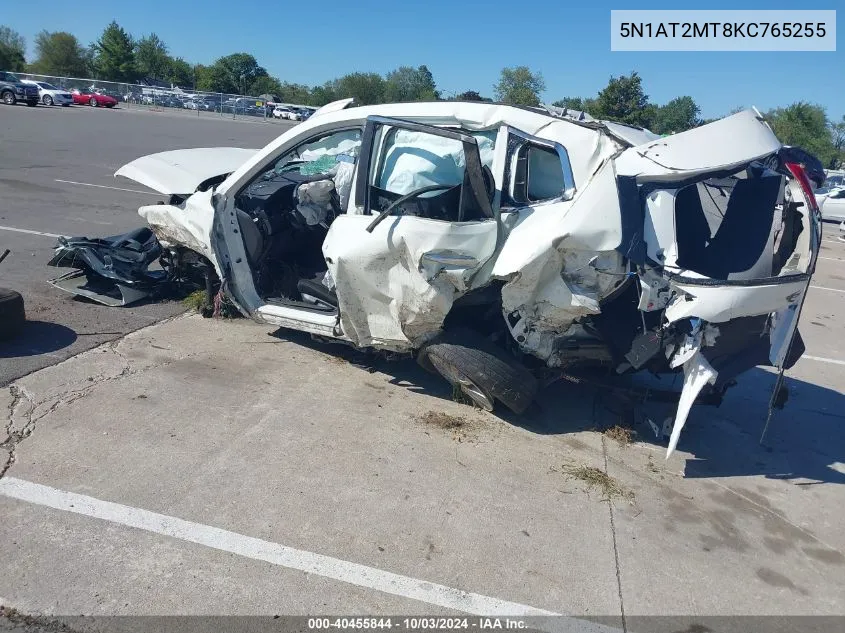 2019 Nissan Rogue S VIN: 5N1AT2MT8KC765255 Lot: 40455844