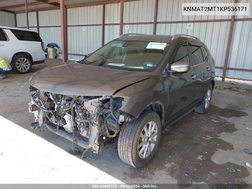 KNMAT2MT1KP536171 2019 Nissan Rogue S/Sv