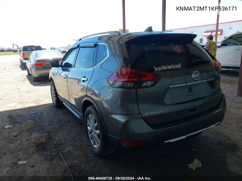 KNMAT2MT1KP536171 2019 Nissan Rogue S/Sv