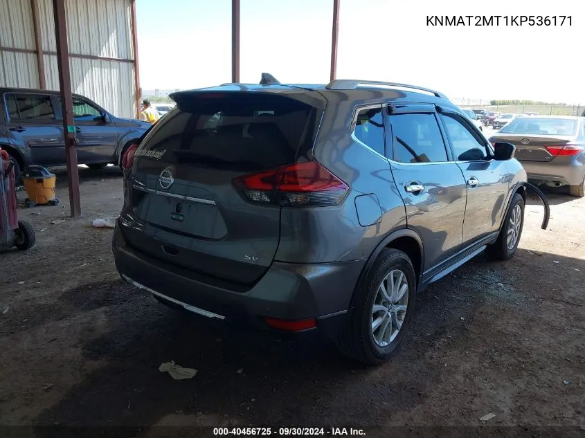 KNMAT2MT1KP536171 2019 Nissan Rogue S/Sv