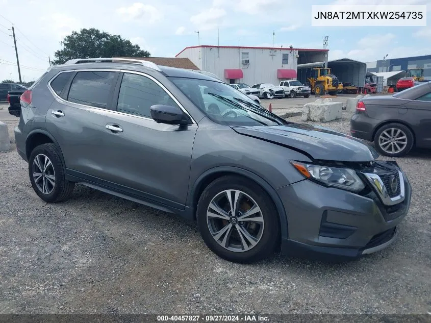 2019 Nissan Rogue Sv VIN: JN8AT2MTXKW254735 Lot: 40457827