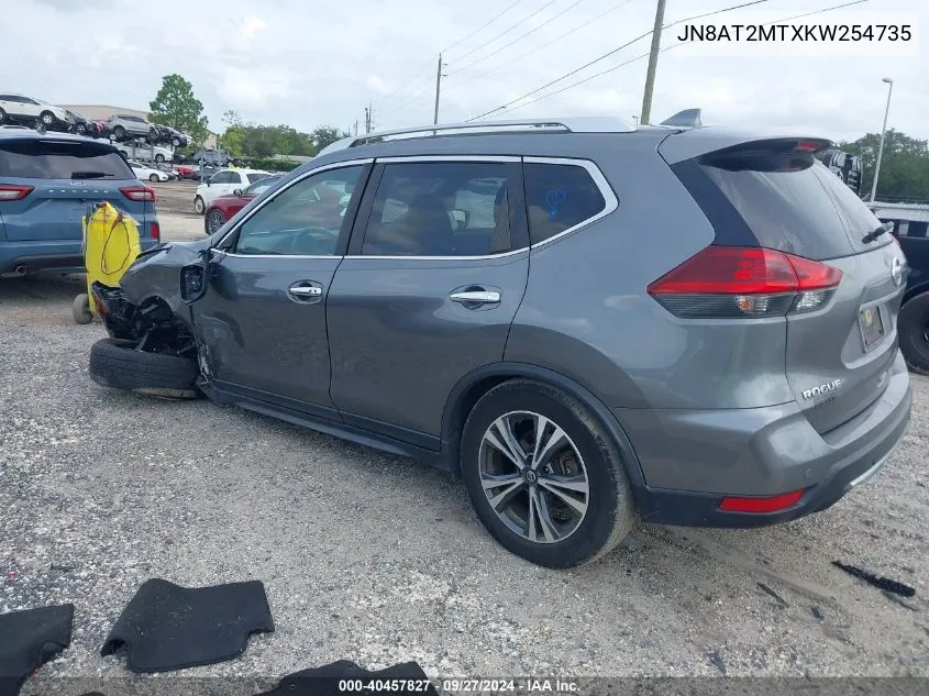 JN8AT2MTXKW254735 2019 Nissan Rogue Sv