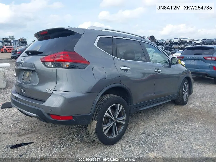 JN8AT2MTXKW254735 2019 Nissan Rogue Sv